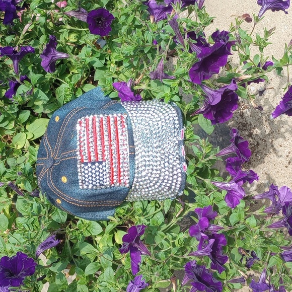 Accessories - Patriotic Cap of Bling